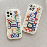 Boogzel Apparel Rabbit & Bear Embroidery iPhone Case, view 6