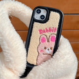 Boogzel Apparel Rabbit Embroidered iPhone Case, view 3