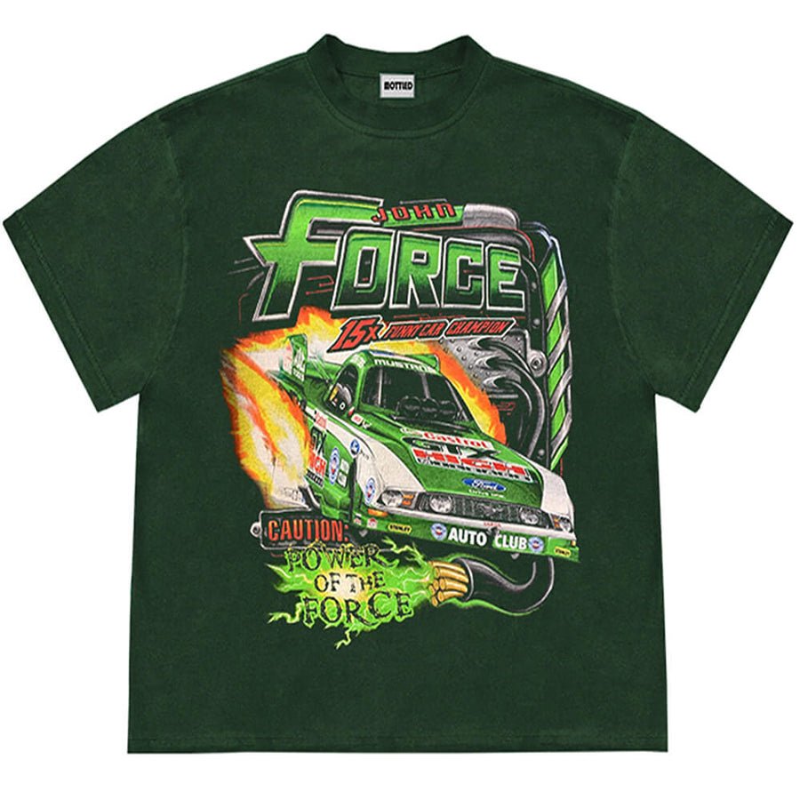 Boogzel Apparel Racing Car Graphic T-Shirt