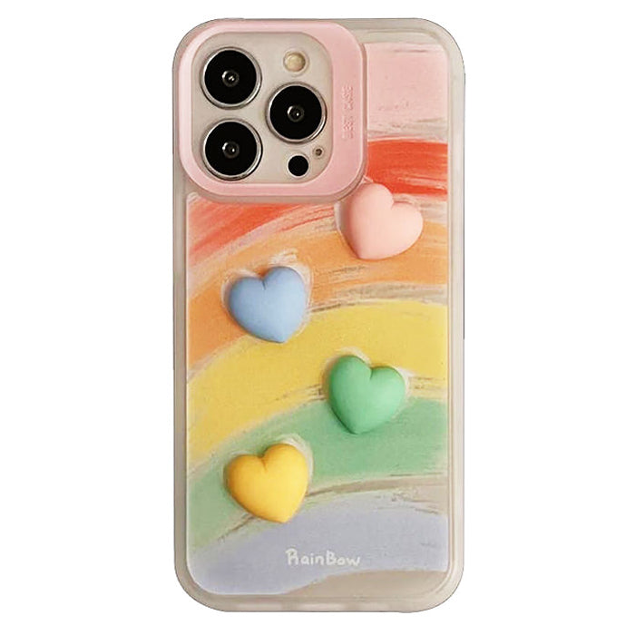 Boogzel Apparel Rainbow Heart iPhone Case
