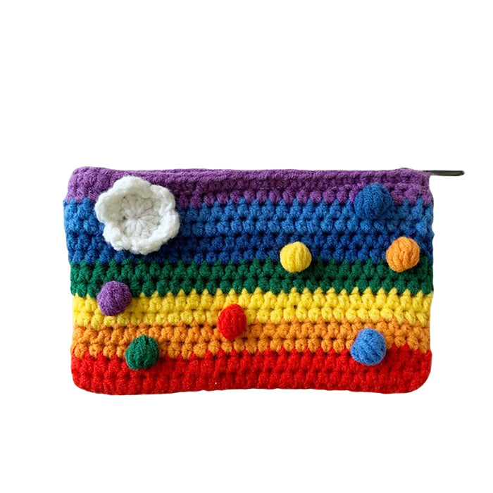 Boogzel Apparel Rainbow Knitted Purse