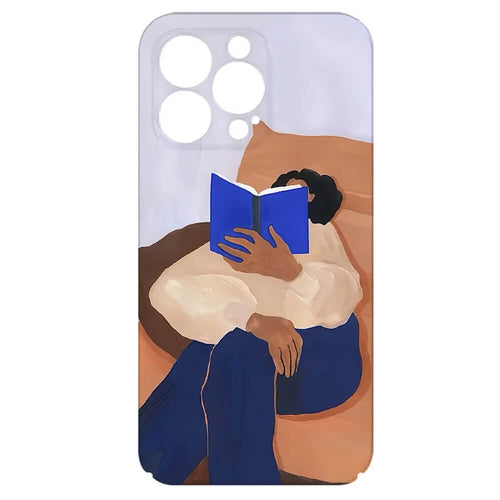 Boogzel Apparel Reading Girl Aesthetic iPhone Case