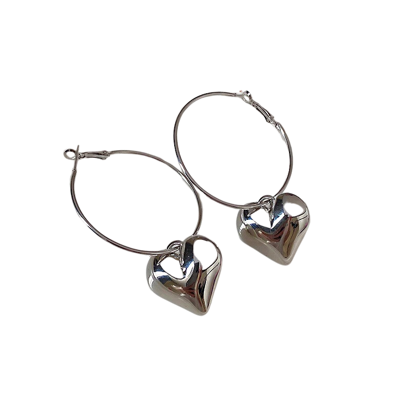 Boogzel Apparel Ready For Love Heart Earrings