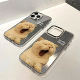 Boogzel Apparel Really Sleepy Cat iPhone Case, view 5
