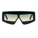 Boogzel Apparel Rectangle Oversized Sunglasses, view 2