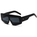 Boogzel Apparel Rectangle Oversized Sunglasses, view 4