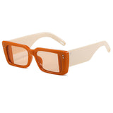 Boogzel Apparel Rectangle Thick Frame Sunglasses, view 5