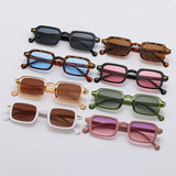 Boogzel Apparel Rectangle Tinted Sunglasses, view 5