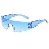 Boogzel Apparel Rectangle Visor Sunglasses, view 4