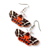 Boogzel Apparel Red and Black Butterfly Earrings, view 2