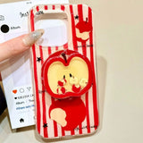 Boogzel Apparel Red Apple Core Phone Holder, view 2