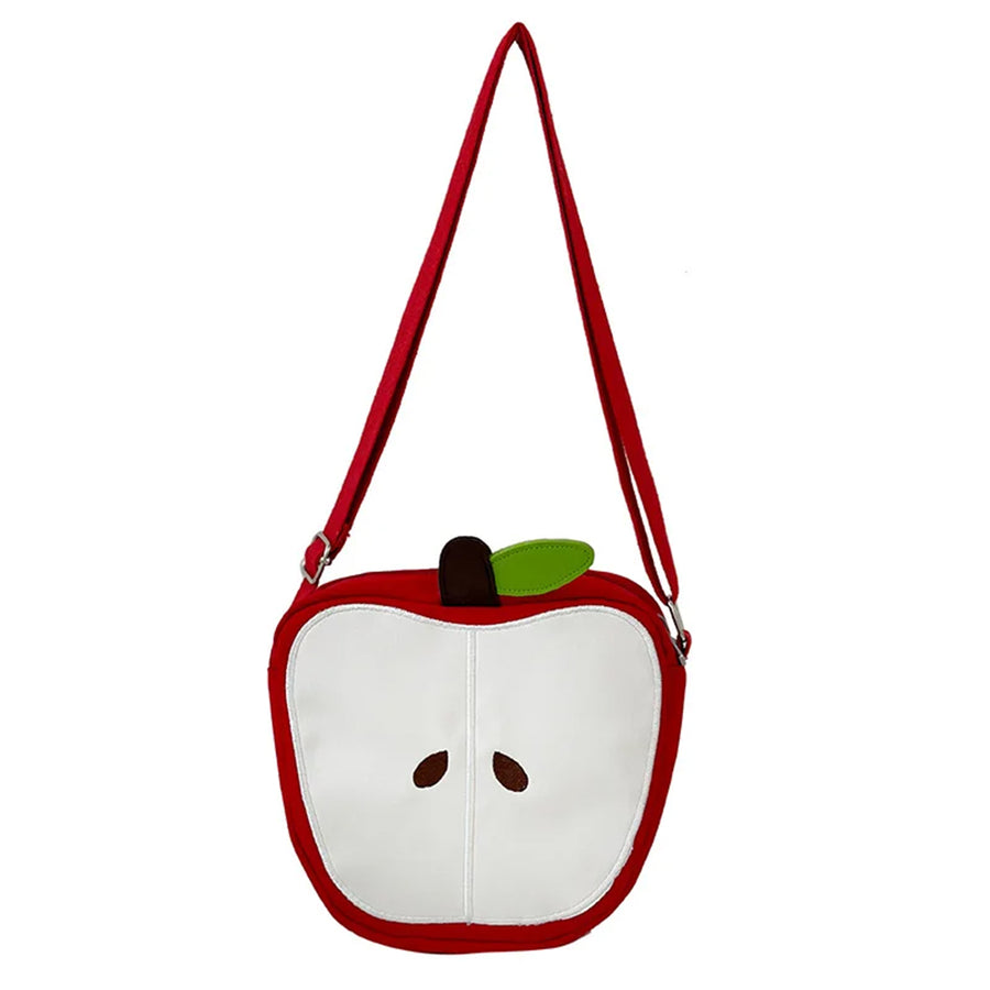 Boogzel Apparel Red Apple Core Shoulder Bag