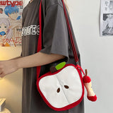Boogzel Apparel Red Apple Core Shoulder Bag, view 3
