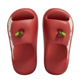 Boogzel Apparel Red Apple Core Slippers, view 2