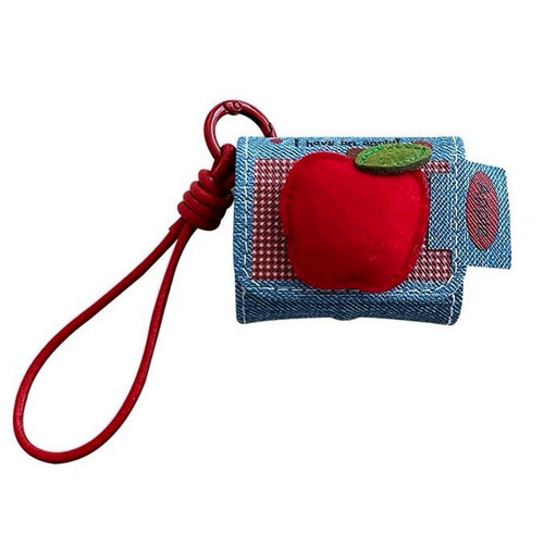 Boogzel Apparel Red Apple Denim AirPods Case