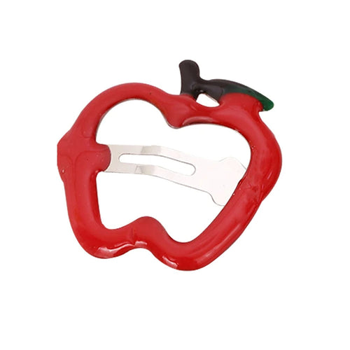 Boogzel Apparel Red Apple Shaped Hair Clip