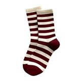 Boogzel Apparel Red & Beige Striped Socks, view 3