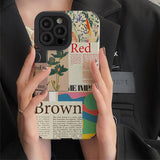 Boogzel Apparel Red & Brown iPhone Case, view 2