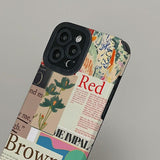 Boogzel Apparel Red & Brown iPhone Case, view 5