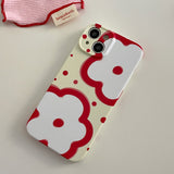 Boogzel Apparel Red Flowers iPhone Case, view 2