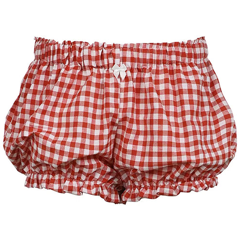 Boogzel Apparel Red Gingham Picnic Shorts