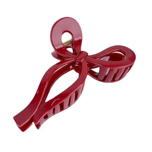 Boogzel Apparel Red Lacquered Hair Claw Clips
