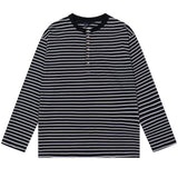 Boogzel Apparel Relaxed Striped Button Up Long Sleeve Top, view 2