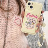 Boogzel Apparel Relively Bunny iPhone Case, view 5