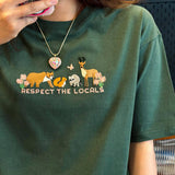 Boogzel Apparel Respect the Locals Forestcore Tee, view 2