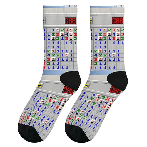Boogzel Apparel Retro Gaming Crew Socks