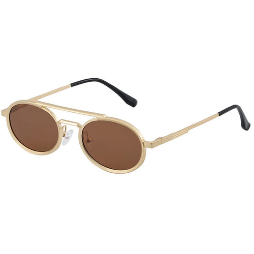 Boogzel Apparel Retro Oval Frame Sunglasses