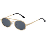 Boogzel Apparel Retro Oval Frame Sunglasses, view 5