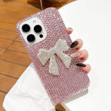 Boogzel Apparel Rhinestone Bowknot iPhone Case, view 4