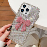 Boogzel Apparel Rhinestone Bowknot iPhone Case, view 6