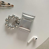 Boogzel Apparel Rhinestone DIY Bow AirPods Case, view 3