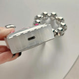 Boogzel Apparel Rhinestone DIY Bow AirPods Case, view 6