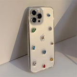 Boogzel Apparel Rhinestone DIY iPhone Case, view 2