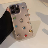 Boogzel Apparel Rhinestone DIY iPhone Case, view 5