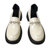 Boogzel Apparel Rhinestone Heart Loafers, view 5