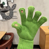 Boogzel Apparel Rhinestone Knit Gloves, view 5