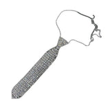 Boogzel Apparel Rhinestone Neck Tie, view 3