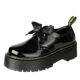 Boogzel Apparel Ribbon-Laced Chunky Platform Boots, view 2