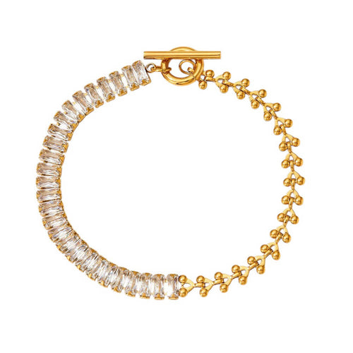 Boogzel Apparel Rich Behaviour Crystal Bracelet