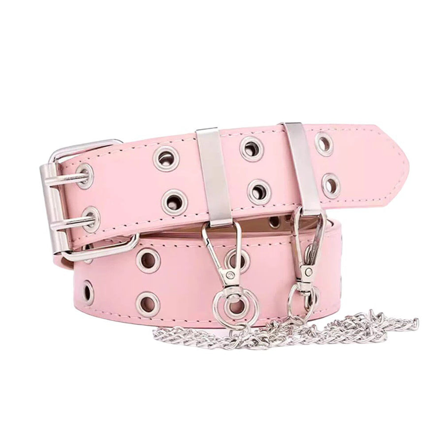 Boogzel Apparel Risk Business Pastel Chained Belt