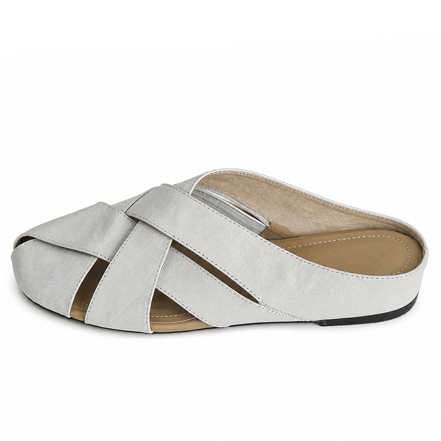 Boogzel Apparel Riviera Morning Woven Slide Sandals