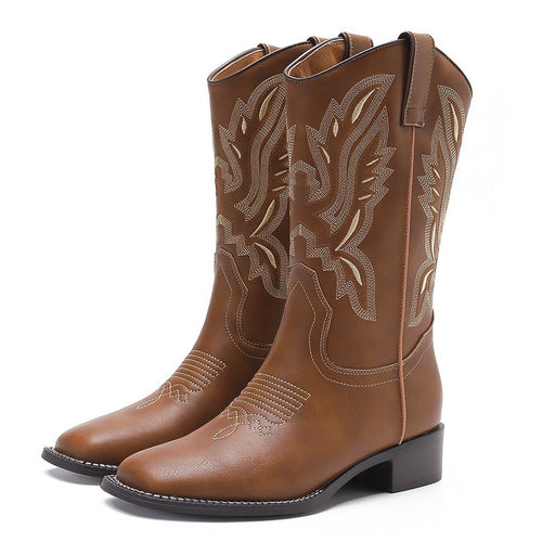 Boogzel Apparel Road To Rideout Embroidery Cowboy Boots