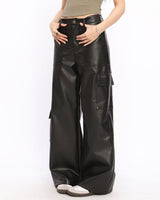 Boogzel Apparel Rock The Scene Leather Trousers, view 4
