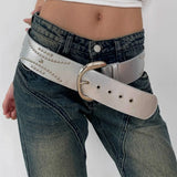 Boogzel Apparel Rock The Scene Metal Rivet Belt, view 3
