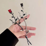 Boogzel Apparel Rose Hairpin Clip, view 3
