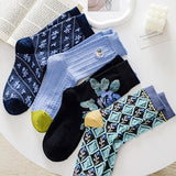 Boogzel Apparel Roses Embroidery Socks, view 3